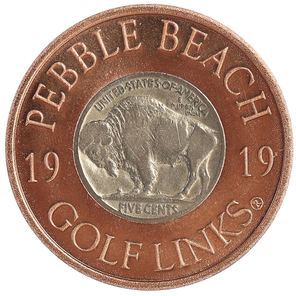 Pebble Beach 1919 Buffalo Nickel Ball Marker