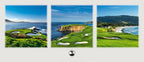 Pebble Beach Three Image Poster