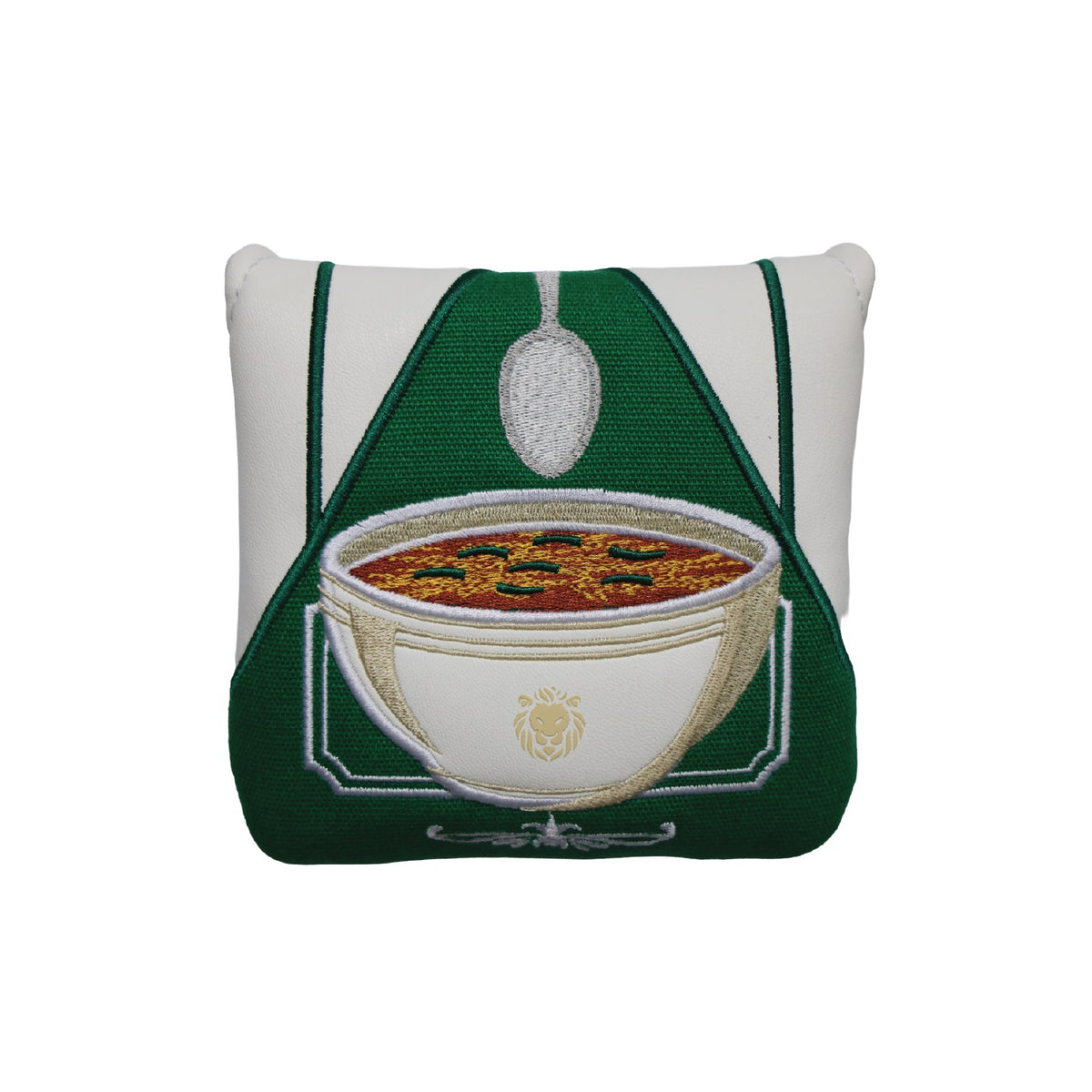 The Tap Room Napkin and Chili Mallet Putter Cover by TaylorMade