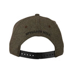 Brown cap with 'Spyglass Hill' logo on the back on a white background