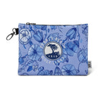 Pebble Beach California Poppy Zipper Tote-Blue