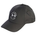 Dark grey cap with a Pebble beach logo on a white background