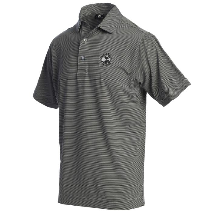 Pebble Beach Micro Feeder Stripe Polo by FootJoy