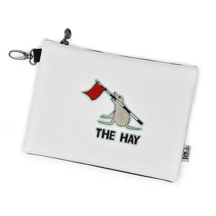 The Hay Chenille Zipper Tote