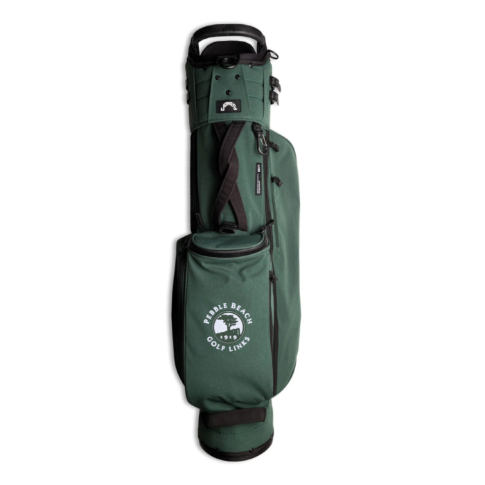 Pebble Beach Golf Links Trouper 3.0 Golf Bag by Jones-Dark Green