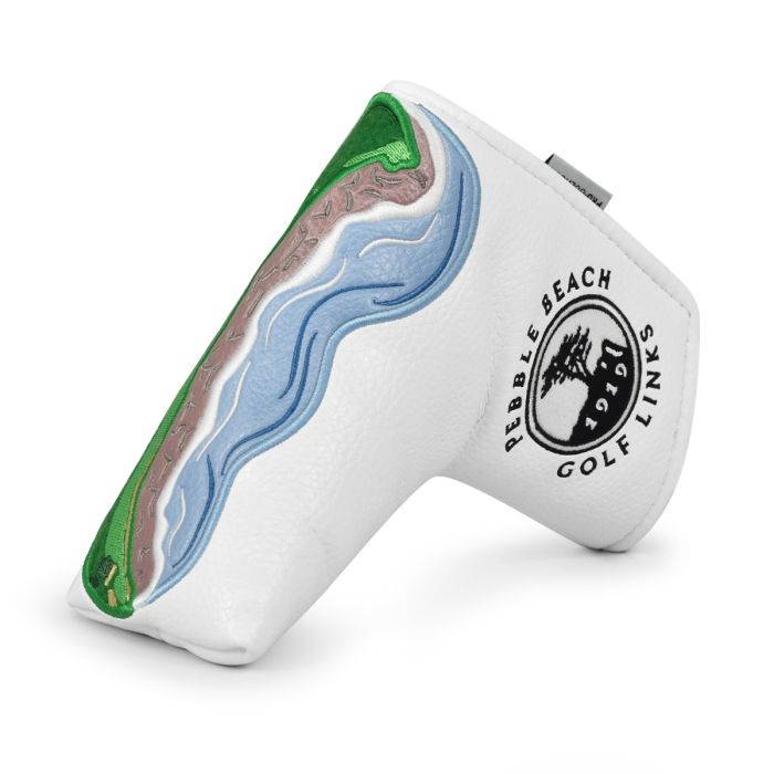 Pebble Rise Cover Pebble Beach Signature 18th Hole Elite Blade Putter Cover – Pebble ...