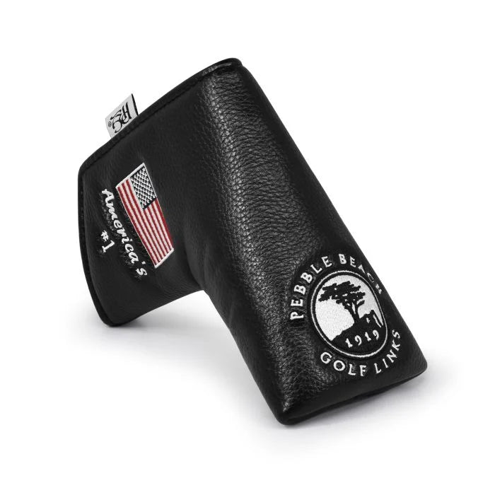 Pebble Rise Cover Pebble Beach Solid Elite Studio Blade Putter Cover – Pebble Beach Shop ...