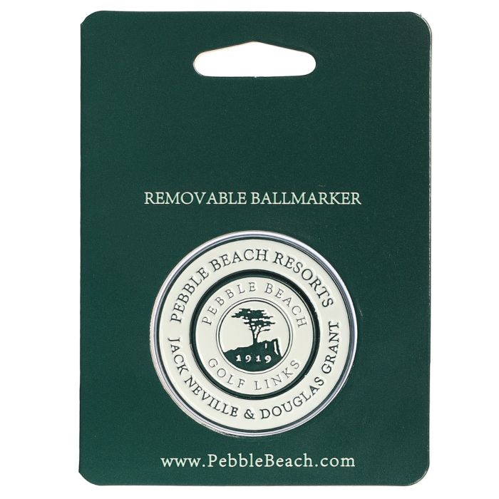 Pebble Beach Mondomark Duo Coin Ball Marker – Pebble Beach Shop Online