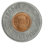 Pebble Beach 1919 Wheat Penny Ball Marker