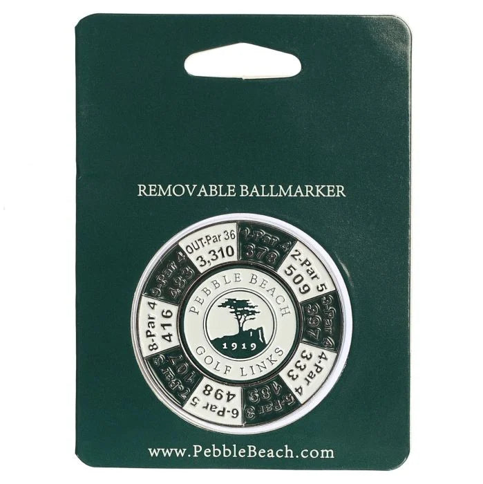 Pebble Beach Mondomark XL Yardage Duo Ball Marker
