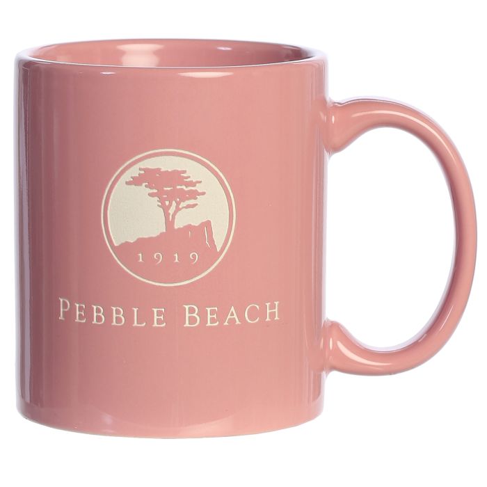 Pebble Beach Logo Handled Mug