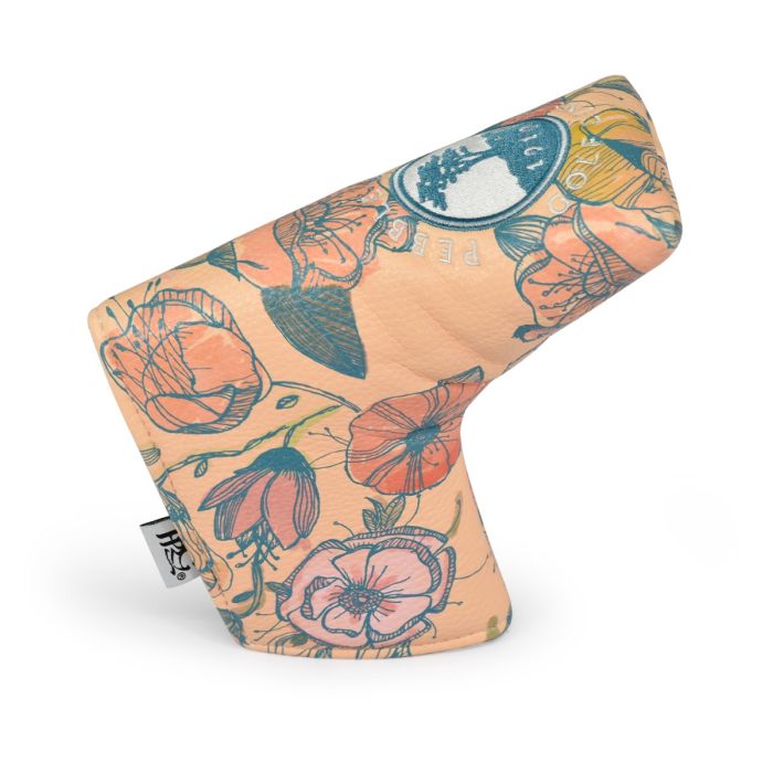 Pebble Beach California Poppy Blade Putter Cover-Orange