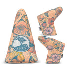 Pebble Beach California Poppy Blade Putter Cover-Orange