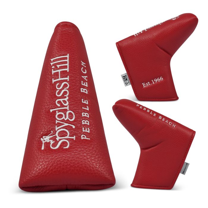 Spyglass Hill Solid Elite Studio Blade Putter Cover-Red