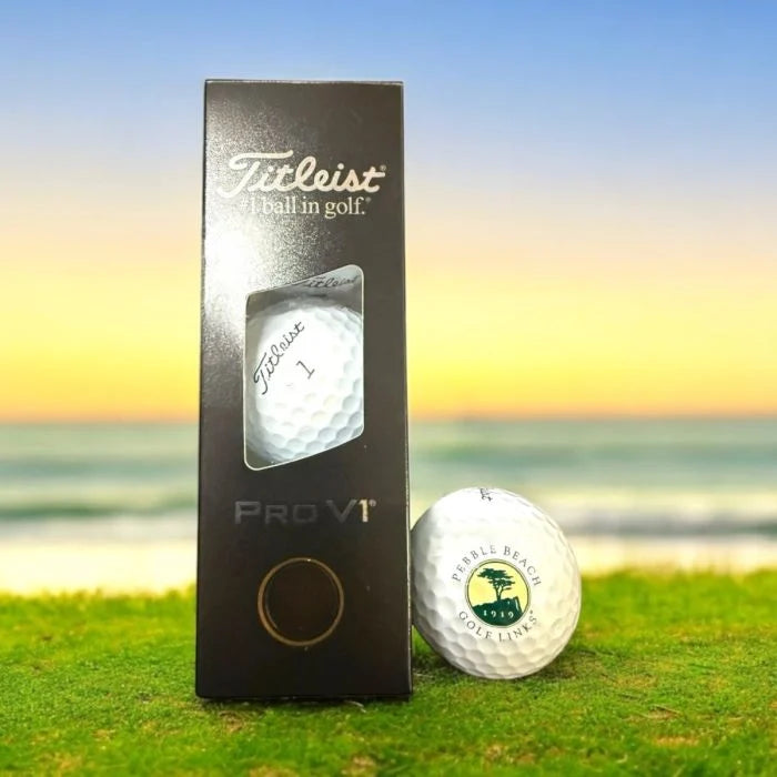 Pebble Beach Golf Links PRO V1 Golf Balls by Titleist