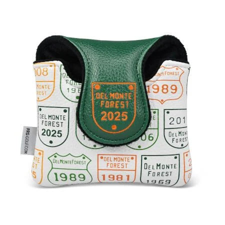 Pebble Beach 2025 Vintage Badge Collection Mallet Putter Cover