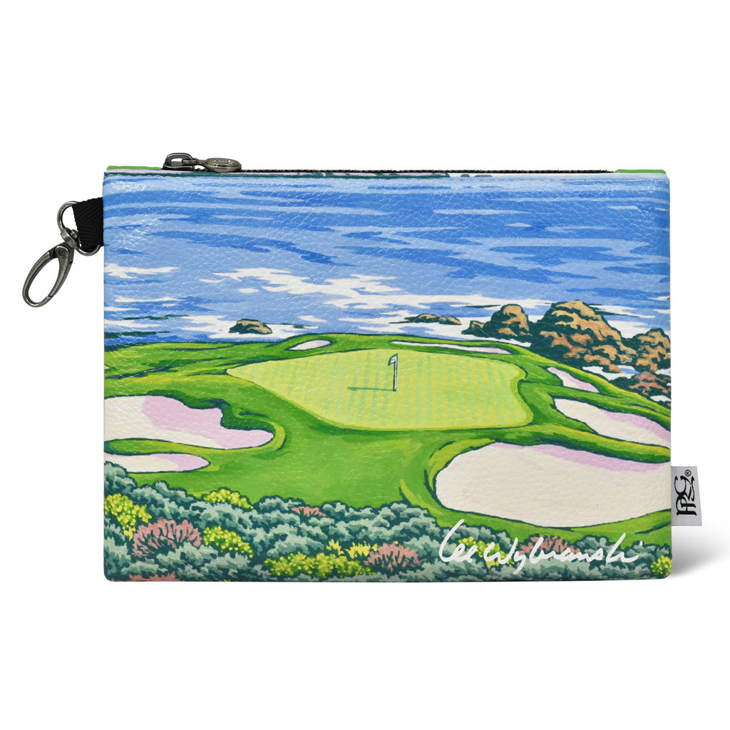 Pebble Beach Lee Wybranski Zipper Tote