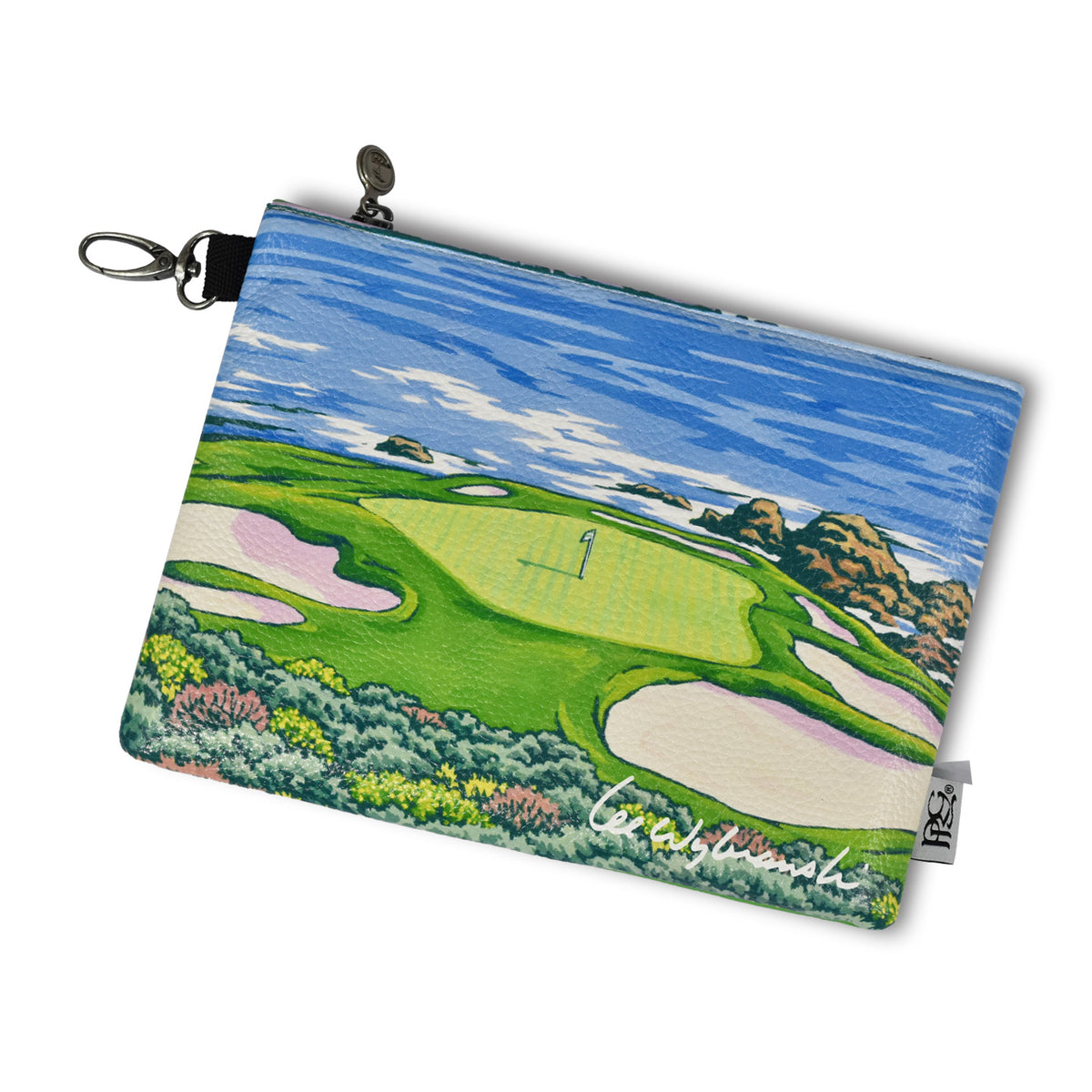 Pebble Beach Lee Wybranski Zipper Tote