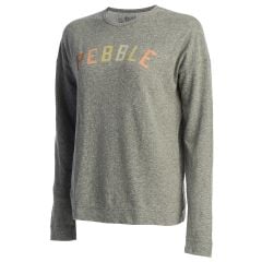Pebble Beach Women's Multi Color Crew Sweatshirt by Original Retro Brand