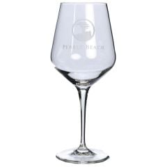 Pebble Beach Burgundy Wine Glass