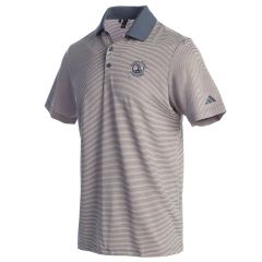 Pebble Beach Ottoman Striped Polo Shirt by adidas