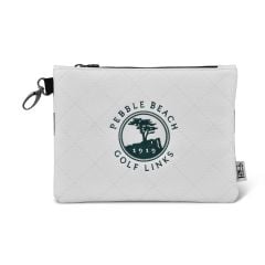 Pebble Beach Checkered Pin Flag Collection Zipper Tote