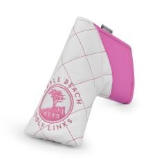 Pebble Beach Pink Quilted Collection Blade Putter Cover