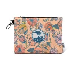 Pebble Beach California Poppy Zipper Tote