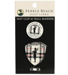 Spanish Bay Hat Clip with Ball Marker