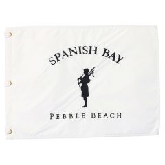 Spanish Bay Bagpiper Pin Flag