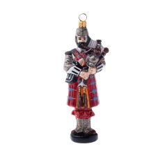 The Links at Spanish Bay Collectible Bagpiper Ornament