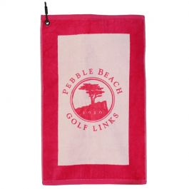 限定品 Pebble Beach Golf Links タオル 80x40cm Pebble Beach Golf Links Logo Golf Towel