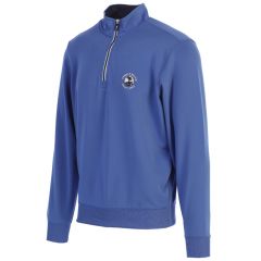 Pebble Beach Men's "Caves" 1/4 Zip Pullover by Fairway & Green-Bright Blue-S