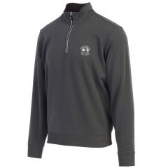 Pebble Beach Men's "Caves" 1/4 Zip Pullover by Fairway & Greene-Shadow Grey-S