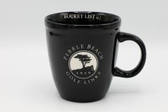 Pebble Beach Bucket List Mug-Black
