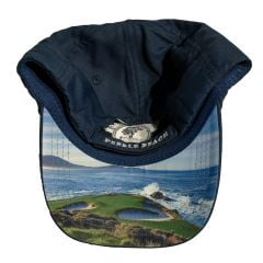 Pebble Beach 7th Hole Picture Brim Hat by Antigua