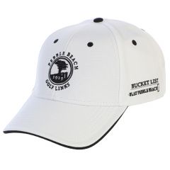 Pebble Beach Men's Bucket List Hat by The Game-White
