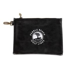 Pebble Beach Premium Zipper Tote Bag by PRG-Black