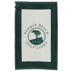 Pebble Beach Golf Links Green & White Towel
