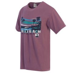 Pebble Beach 'Retro Island' Tee-Purple-XL