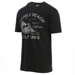 Pebble Beach Men's Cypress Tee By American Needle-Black-L