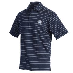 Pebble Beach Owens Stripe Polo by Fairway &amp; Greene-Navy-L
