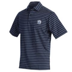 Pebble Beach Owens Stripe Polo by Fairway &amp; Greene-Navy-XL