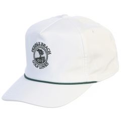 Pebble Beach Men's Performance Rope Hat by Imperial Headwear-White / Green