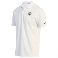Pebble Beach Men's Solid Victory Polo by Nike-White-3XL