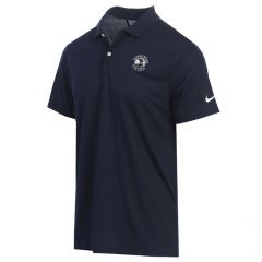 Pebble Beach Men's Solid Victory Polo by Nike-Navy-S