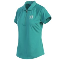 Pebble Beach Ladies Forge Polo by Cutter &amp; Buck-Turquoise-M
