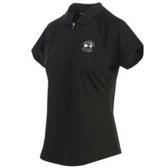 Pebble Beach Ladies Forge Polo by Cutter &amp; Buck-Black-XL
