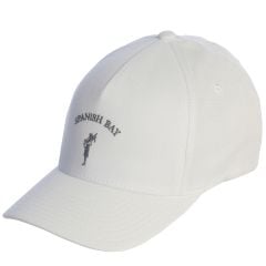 Spanish Bay Fitted Leezy Hat by Travis Mathew-White-SM/MD