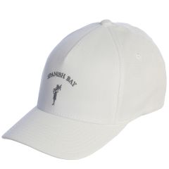 Spanish Bay Fitted Leezy Hat by Travis Mathew-White-LG/XL